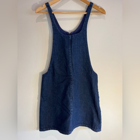 Zara Trafaluc - Denim Dungaree Jumper Pinafore Apron Dress 9123/285/401 | Large - Picture 2 of 16